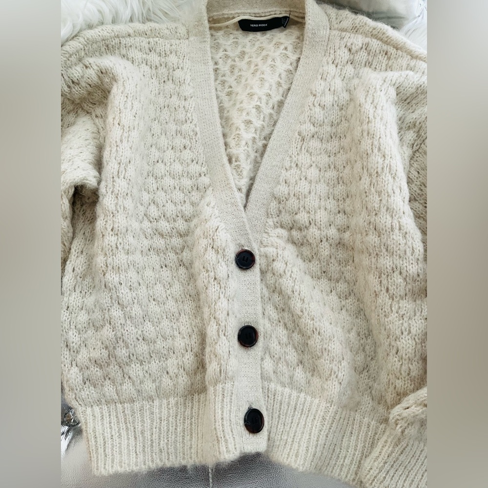 🛑🛑🛑VERO moda POINTELLE cardigan - Picture 2 of 9